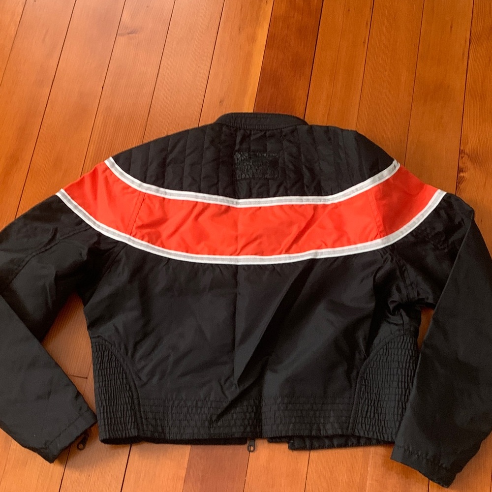 Child’s Black and Orange Jacket with White Stripe - Picture 6 of 10
